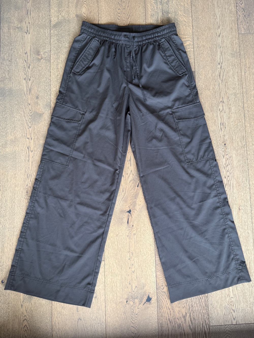 StretchTech Quick-Dry Wide Leg Cargo Pants Khaki Size M - Picture 3 of 7